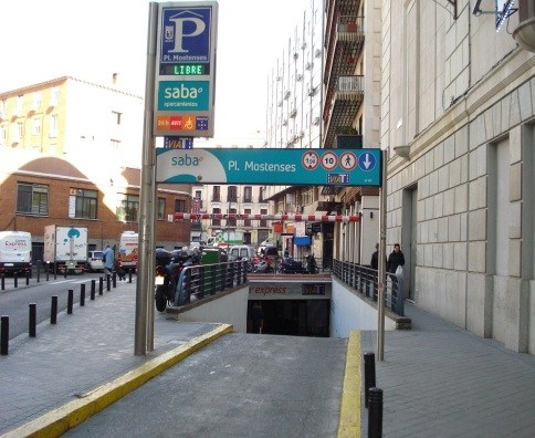 Parking Saba Plaza Mostenses - Madrid