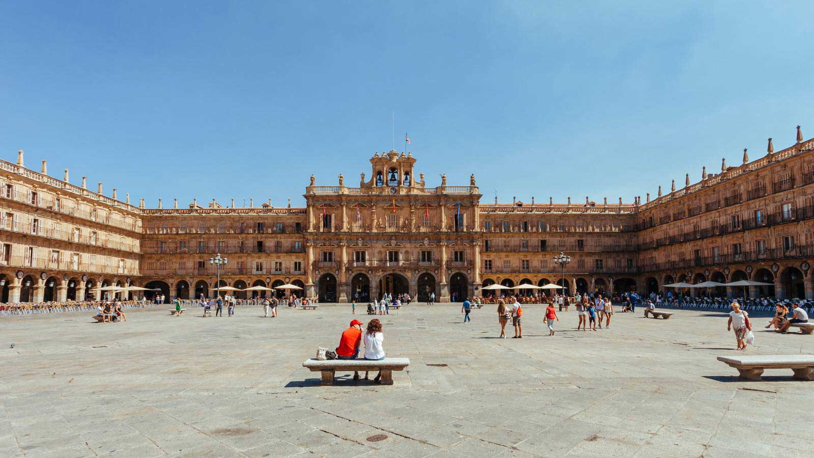 Plaça Major i Ajuntament de Salamanca